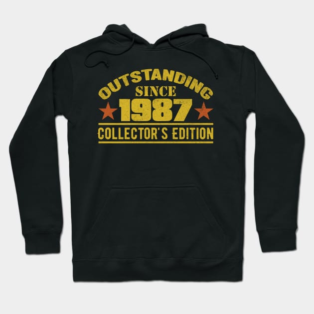 Outstanding Since 1987 Hoodie by HB Shirts